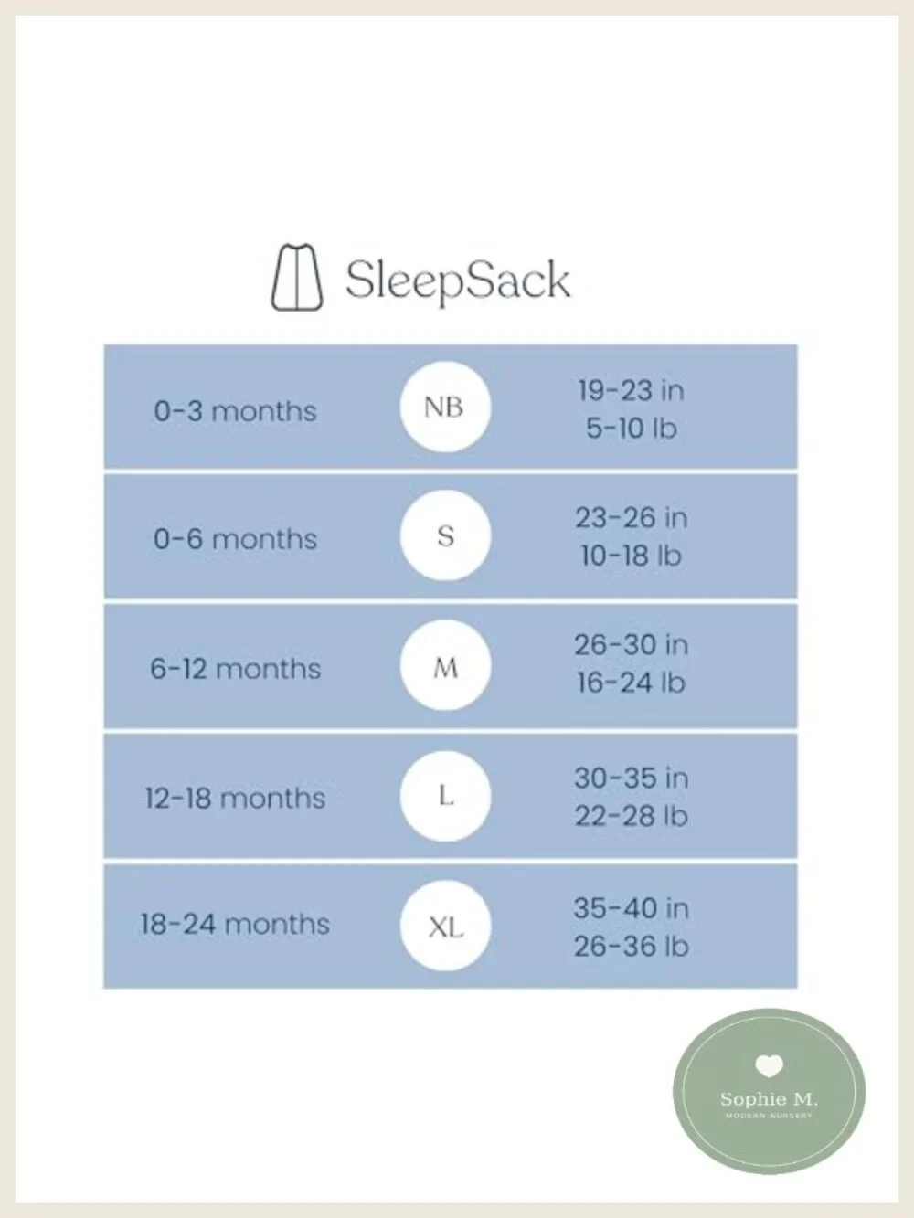 SuperSoft Bamboo Wearable Blanket 1.5 TOG Baby Sleep Sack Hip-Healthy Newborn